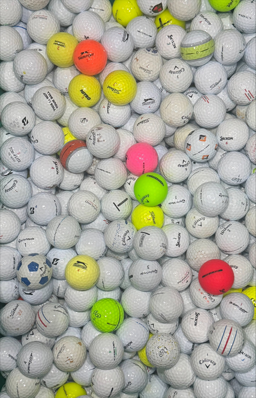 MIXED GOLF BALLS - Titleist Callaway TaylorMade Srixon Slazenger Pinnacle Dunlop