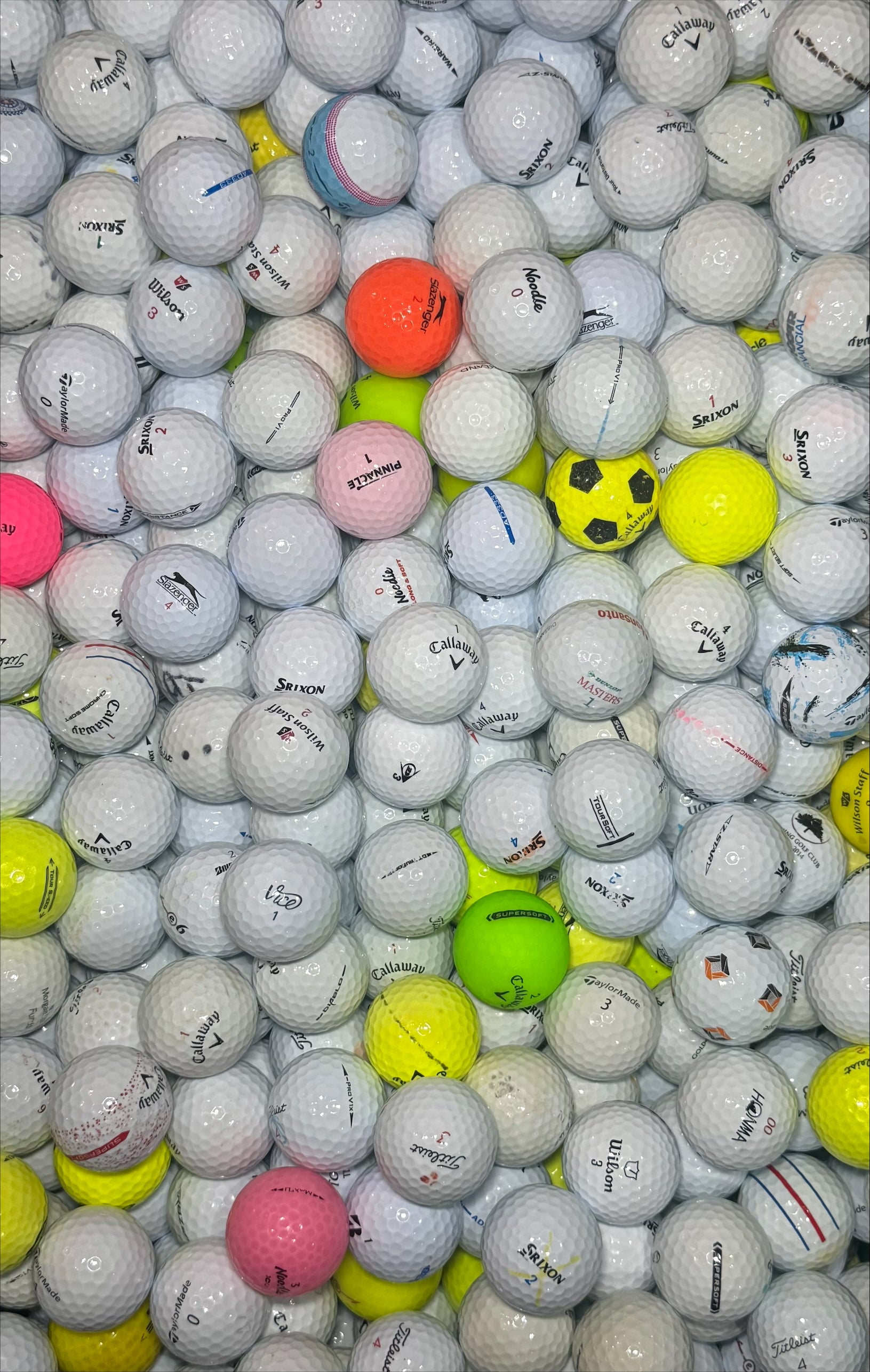 MIXED GOLF BALLS - Titleist Callaway TaylorMade Srixon Slazenger Pinnacle Dunlop