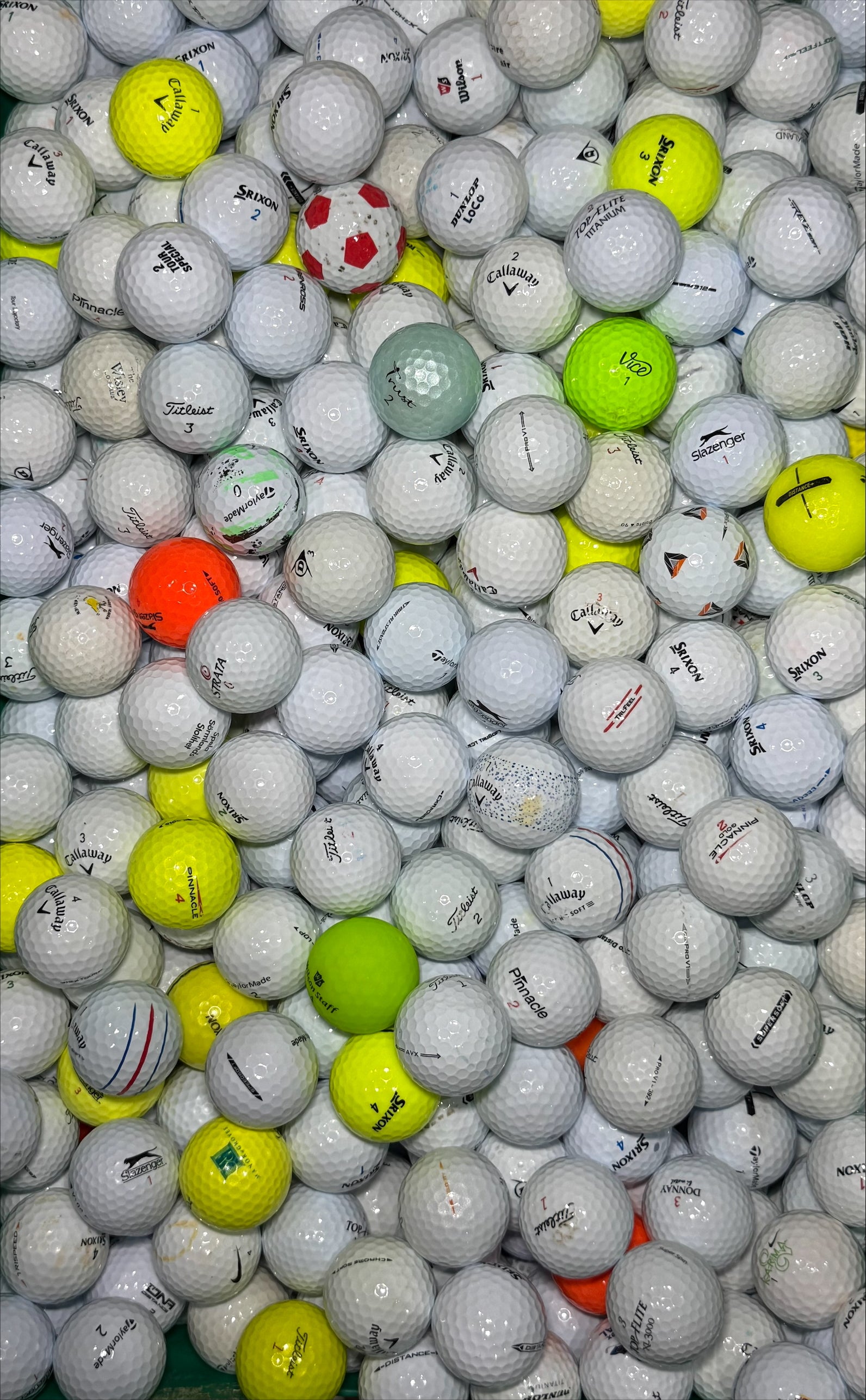 MIXED GOLF BALLS - Titleist Callaway TaylorMade Srixon Slazenger Pinnacle Dunlop